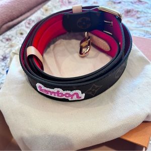 Louis Vuitton Monogram Patches Bandouliere Shoulder Strap